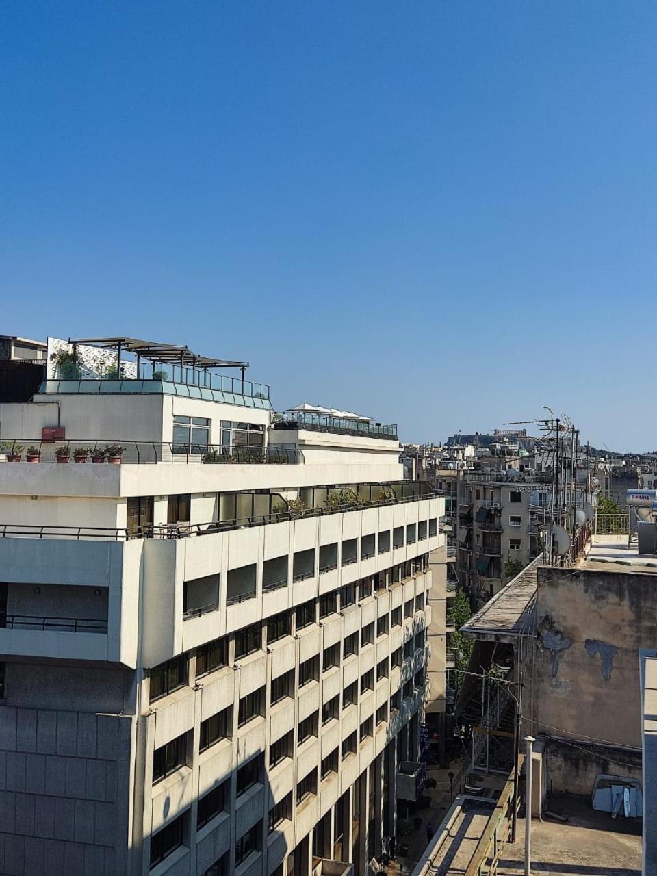 Voda Luxury Residence #102 - Acropolis View Rooftop Atina Dış mekan fotoğraf