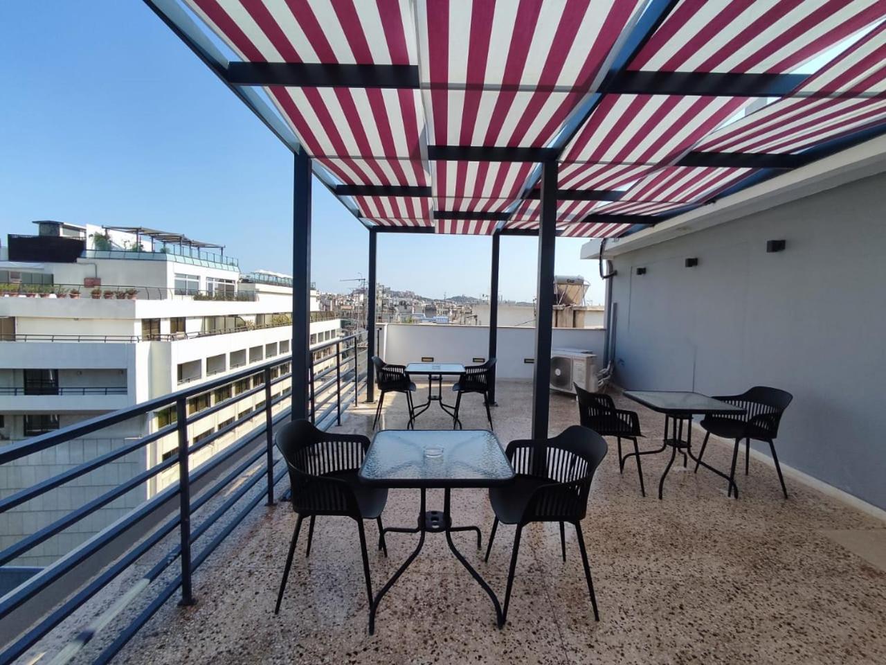 Voda Luxury Residence #102 - Acropolis View Rooftop Atina Dış mekan fotoğraf